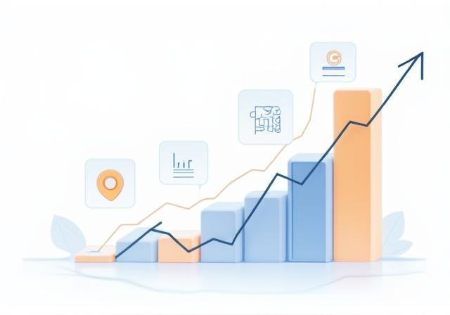 Graphique montrant la croissance de la part de marché d'Innovatech Solutions après consultation avec Cabinet Stratégie & Conseil